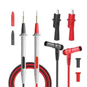 Probe KIT for Digital Multimeter with 1mm Thin Needles and Alligator Clips 1000V 10A
